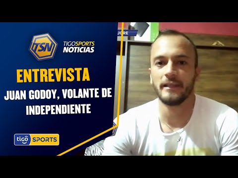 Entrevista Juan Godoy, Volante de Independiente, quien dice que tienen jugadores de mucha jerarquía