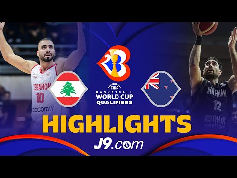 🇱🇧 Lebanon vs 🇳🇿 New Zealand | Basketball Highlights - #FIBAWC 2023 Qualifiers