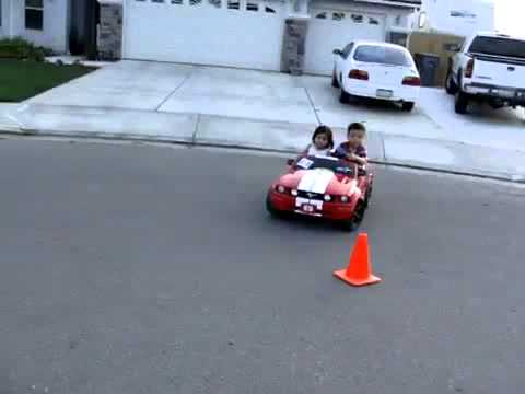 Toddler Shows Mad Driving Skills.flv