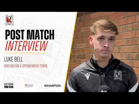 Spennymoor Town Post-Match: Luke Bell