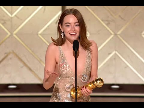 Poor Things' Emma Stone Dedicates 2024 Golden Globes Win to Husband Dave