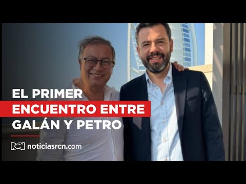 Reunión Gustavo Petro y Carlos Galán: metro de Bogotá, el principal tema del encuentro