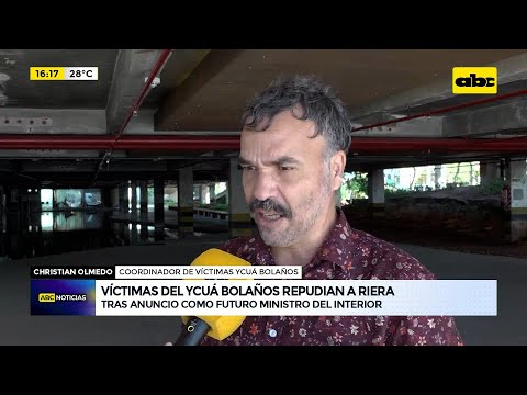 Víctimas del Ycuá Bolaños repudian a Enrique Riera