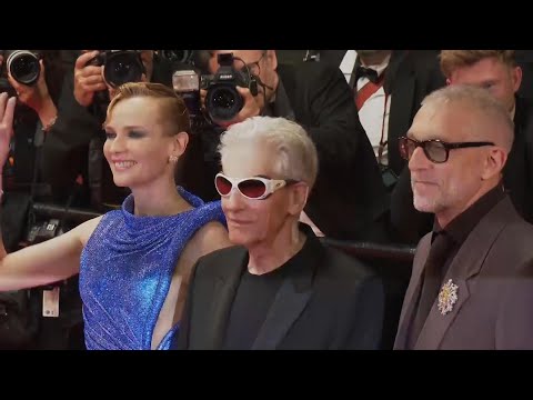 Diane Kruger, Vincent Cassel and David Cronenberg premiere 'The Shrouds' at Cannes
