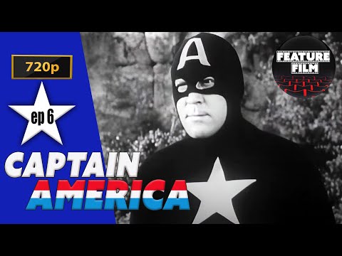 CAPTAIN AMERICA SERIAL Chapter 6 | 720p SUPERHERO movie | CLASSIC MOVIES | Marvel Comics character