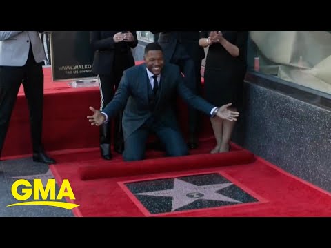 Michael Strahan receives star on Hollywood Walk of Fame l GMA