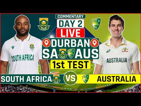 <strong>South</strong> <strong>Africa</strong> <strong>vs</strong> <strong>Australia</strong> 1st Test Live Score | SA <strong>vs</strong> AUS 1st Test Day 2 Live Audio Commentary