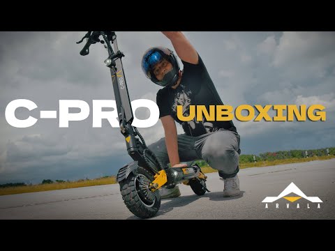 Arvala C-PRO 60V Electric Scooter with Dual 1200 W Motors / UNBOXING