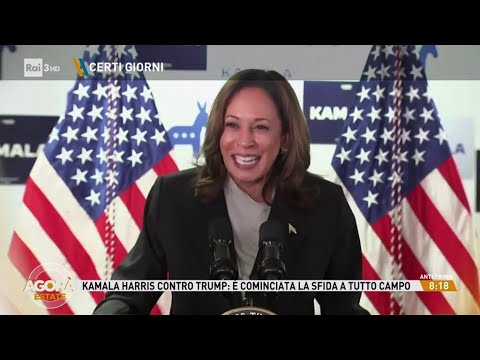 Harris contro Trump, sfida a tutto campo - Agorà Estate 23/07/2024