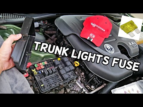 DODGE CHARGER TRUNK TAIL LIGHT FUSE LOCATION REPLACEMENT, TAIL LIGHTS FUSE