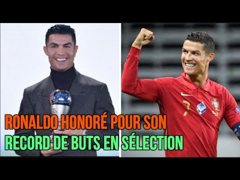 Prix Fifa: Ronaldo honoré pour son record de buts en sélection