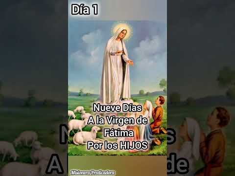 Virgen de Fátima Día 1 #fatima #virgendelrosario #virgenmaria #viral #viralvideo #oracionporloshijos