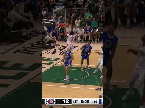 Moses Brown throws it DOWN off the lob! #NBAPreseason | #shorts