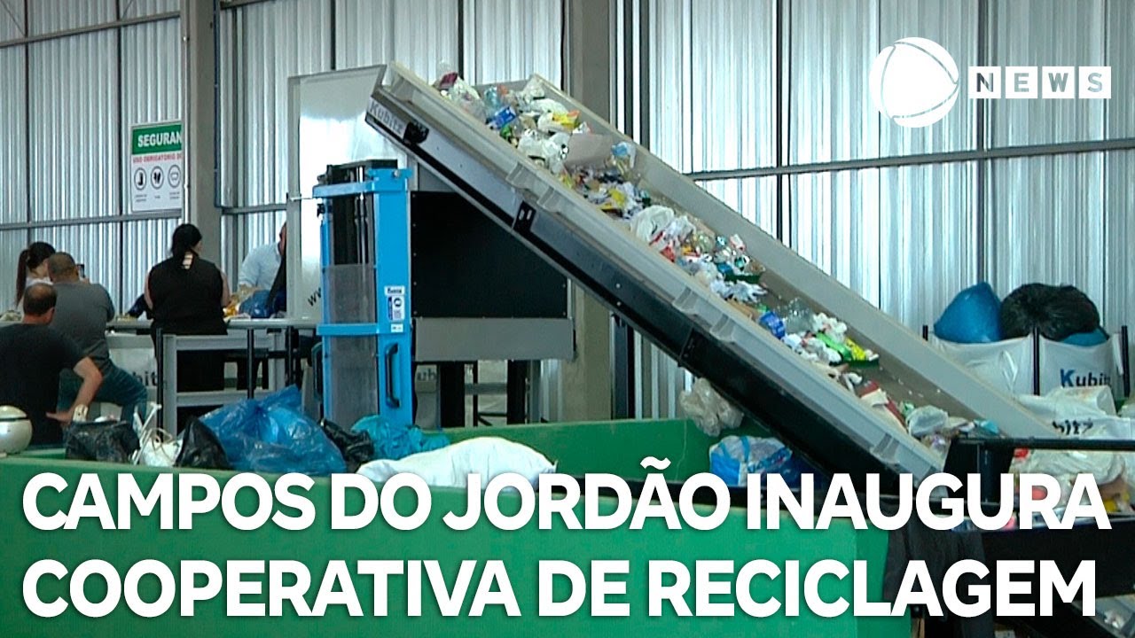 Campos do Jordão inaugura cooperativa de reciclagem