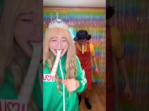 ケンチャナ！イカゲーム大失敗🤣じゅんこ&たけちゃん #funny #gwenchana