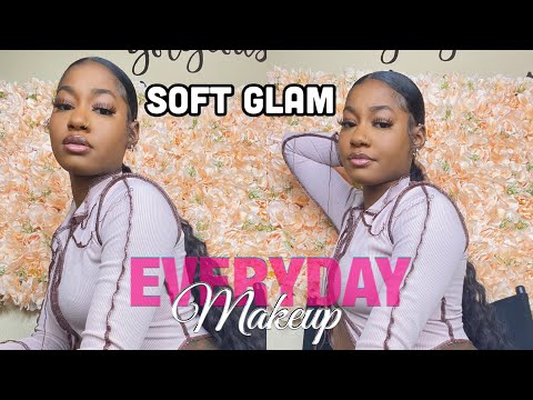 *DETAILED* FLAWLESS GO-TO SOFT GLAM MAKEUP ROUTINE FOR BEGINNERS