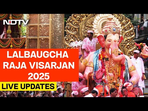 Ganpati Visarjan LIVE | Lalbaugcha Raja | Ganpati Bappa Visarjan | Ganesh Visarjan | NDTV