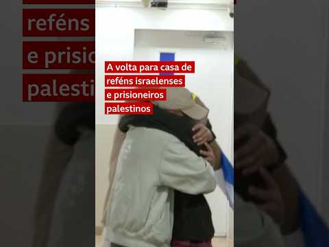 Guerra em Gaza: a volta pra casa de reféns e prisioneiros #bbcnewsbrasil