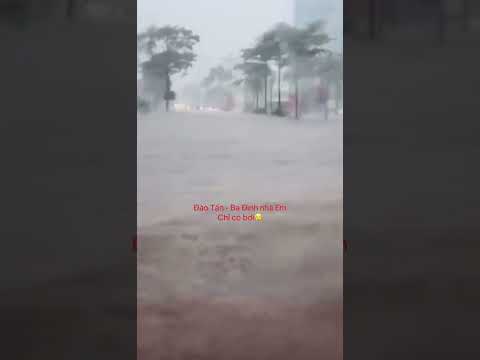 Đúng là cố thủ😢 #mua #hanoi