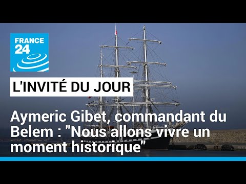 Aymeric Gibet : On est tous conscients du moment historique qu'on va vivre à bord • FRANCE 24