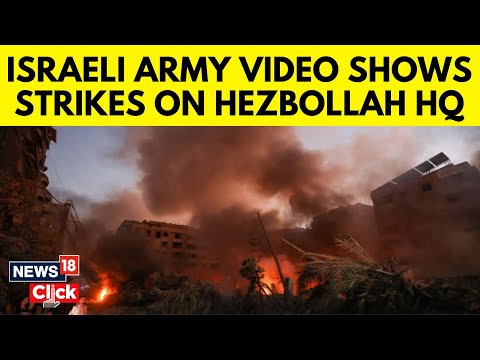 Israeli Army Releases Video Of Strike On Hezbollah Intelligence Headquarters In Beirut | N18G