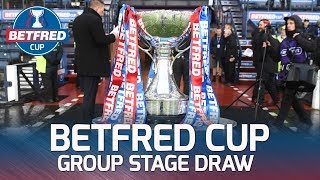 Live: Betfred Cup Draw