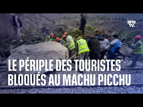 Pérou: le périple des 500 touristes bloqués au Machu Picchu