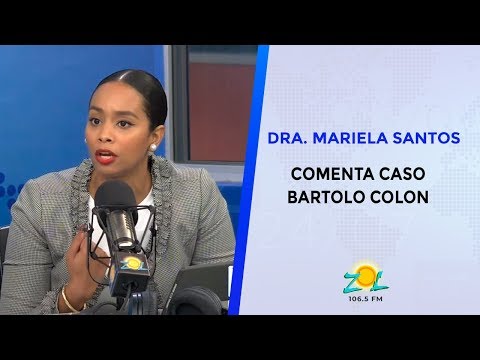 Mariela Santos, representante legal de médicos que demandaron a Bartolo Colón comenta caso