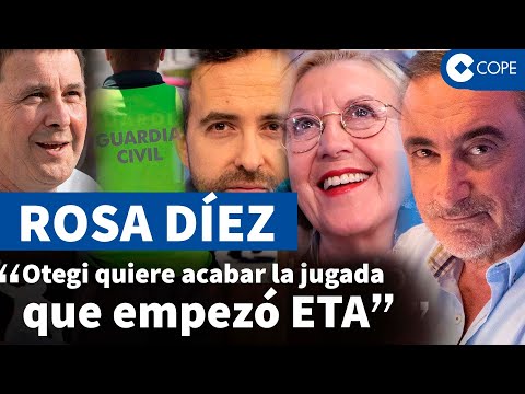 Rosa Díez responde alto y claro a Otegi y su 'desalojo' de la Guardia Civil del País Vasco