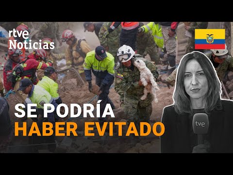 ECUADOR: Al menos 16 MUERTOS y 7 DESAPARECIDOS tras un CORRIMIENTO de TIERRA en Alusí | RTVE