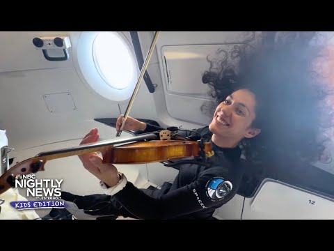 The civilian who became the first person to play the violin in space | Nightly News: Kids Edition