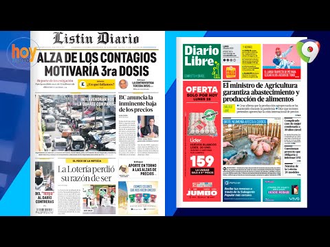 Titulares prensa dominicana lunes 28JUN | Hoy Mismo