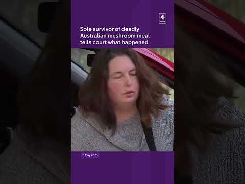 Sole survivor of deadlyAustralian mushroom meal tells court what happened