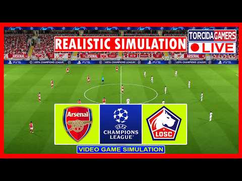 Arsenal vs <strong>Lille</strong> | UEFA Champions League 2026/27 | PES Simulation