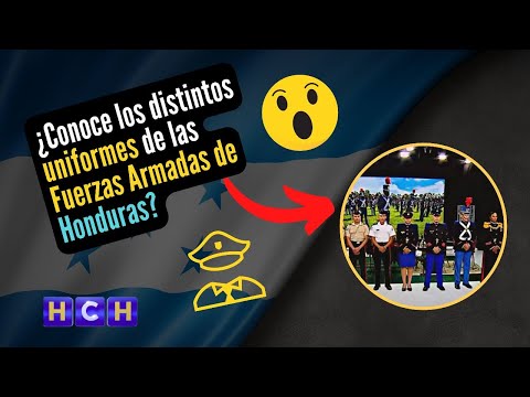 ¿Conoce los distintos uniformes de las Fuerzas Armadas de Honduras?