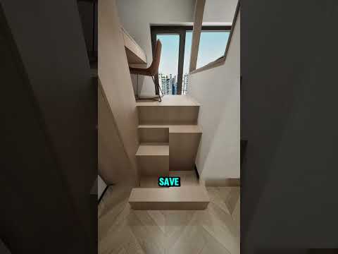 A Multi Functional Shared Bedroom Design #shorts