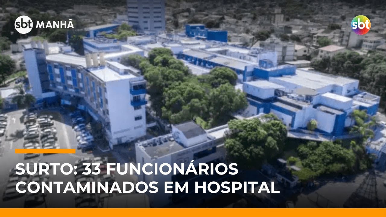 SBT Notícias: Polícia investiga surto de infecção que atingiu 33 funcionários de hospital no ES