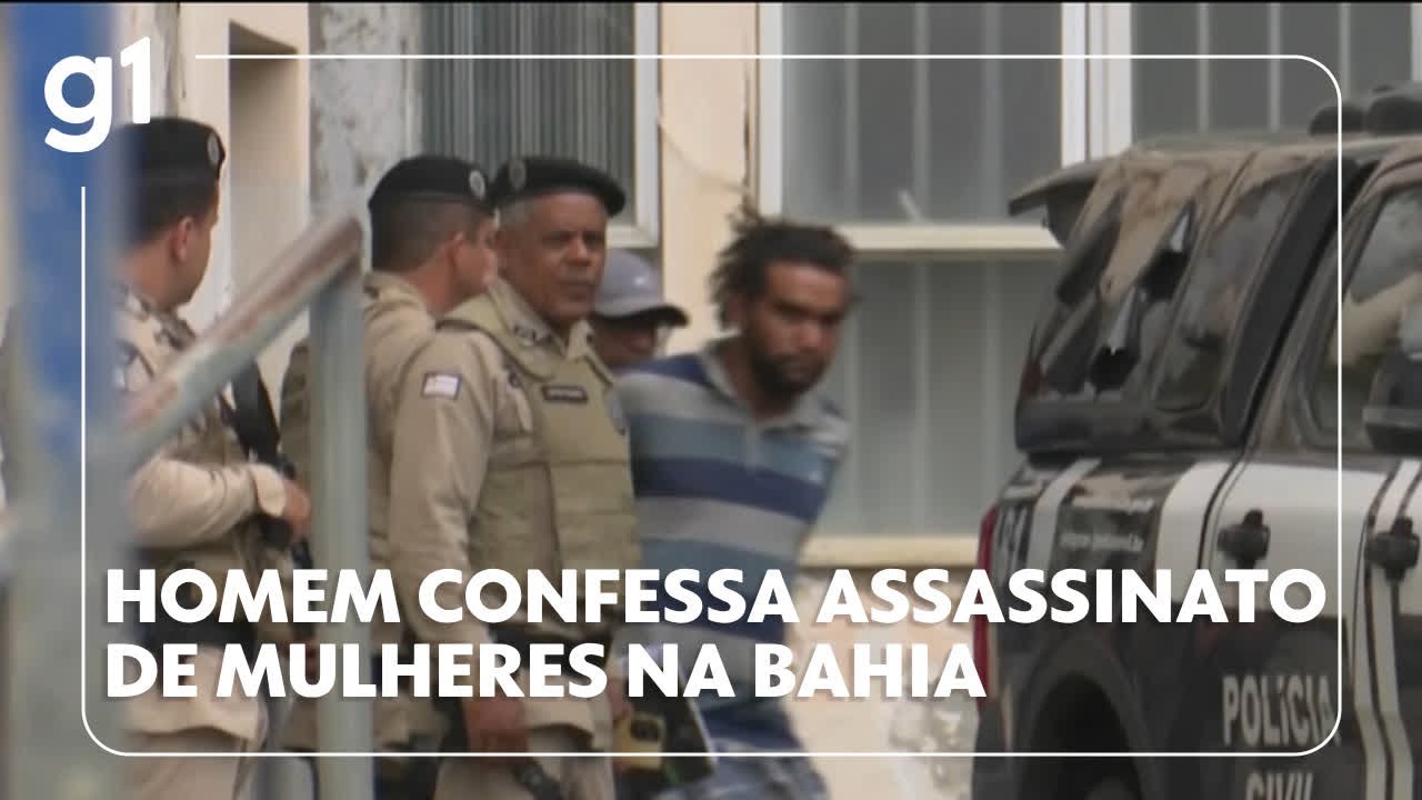 Homem confessa participação no assassinato de três mulheres em praia na Bahia
