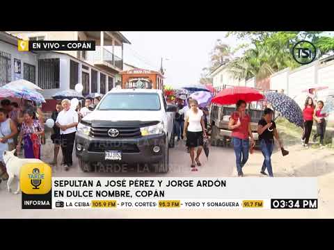 Sepultan a José Pérez y Jorge Ardón en Dulce Nombre de Culmí, Copán