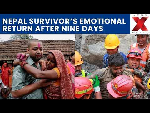 Nepal Flood Survivor Sanjay Sah Returns Home After <strong>Nine</strong> Days Trapped In Tunnel | NewsX
