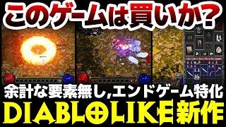 【ハクスラ】このゲームは買いか？キャンペーンやストーリーなど余計な要素無しのエンドゲーム特化をうたうDiablolike新作が登場【The 