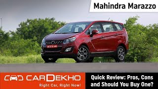 Mahindra Marazzo Quick Review: Pros, Cons and Should You Buy One?