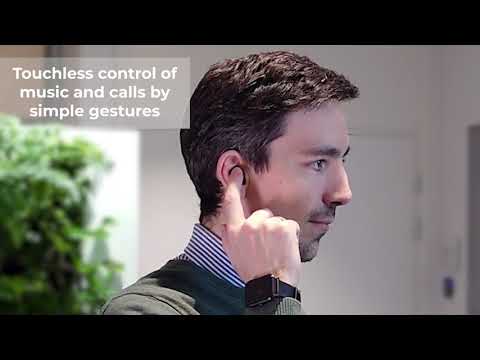 Gesture controlled in ear headphones