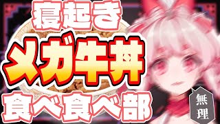 【大食い】ドカ食い大好きメガ牛丼食べ食べ配信 with 手元実写【Vtuber/流氷リオネ】【望月さん】#ROM歓迎