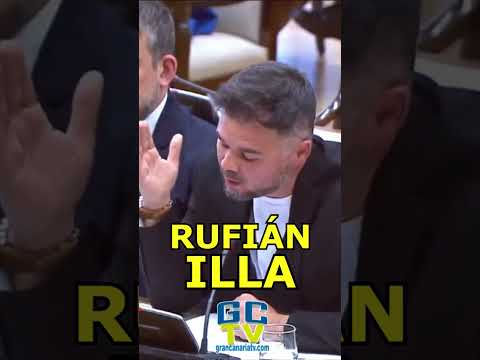 Tensión entre Gabriel Rufián y Salvador Illa en el Congreso de los Diputados #shorts