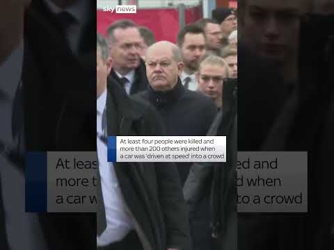 Scholz visits scene of Magdeburg attack