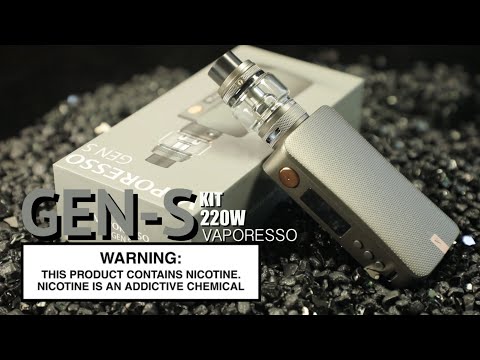 GEN-S 220Watt Kit By Vaporesso ~Vape Mod Kit Review~