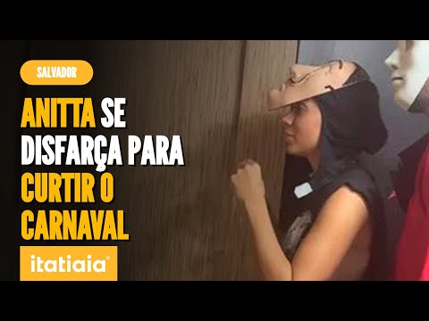 ANITTA APROVEITA O CARNAVAL DE SALVADOR FANTASIADA DE LA CASA DE PAPEL