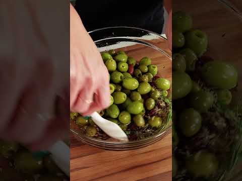 How to Marinate Olives