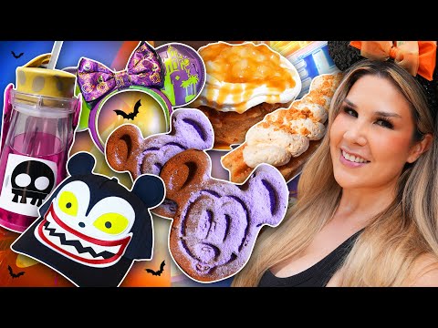 HALLOWEEN FOOD Is Officially Here! Oogie Boogie Merch & Kuzco's Potion Sipper | Disneyland 2025